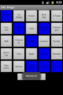 Free Super Bowl Commercial Bingo APK for Android