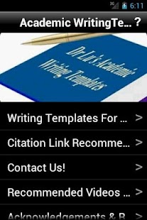 Free Download Academic Writing Template APK