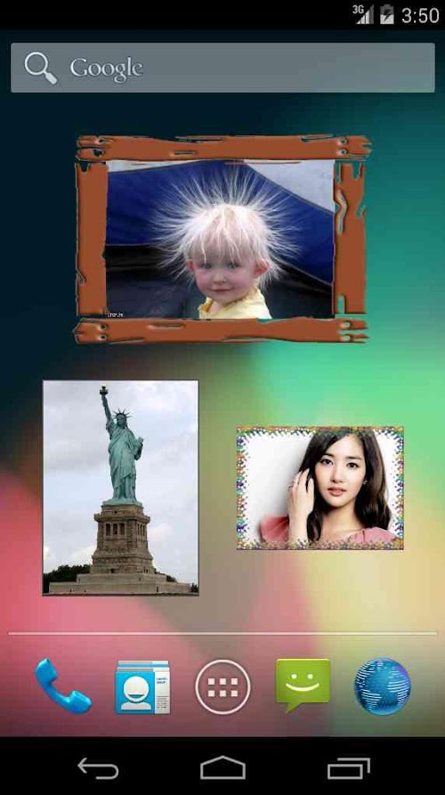 Android application Photo Widget for Android screenshort