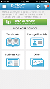 Android application Pictavo Community screenshot