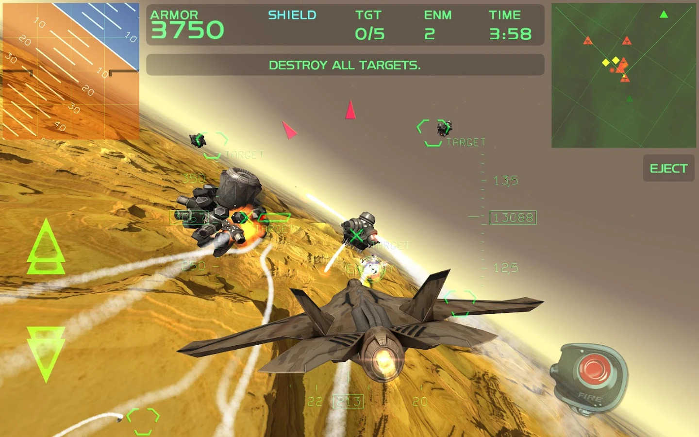  Android   Fractal Combat X, il più frenetico gioco di combattimenti aerei è arrivato!