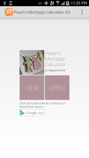 Peach's Mortgage Calculator AD