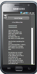 Selena Gomez&the Scene lyrics Screenshots 1
