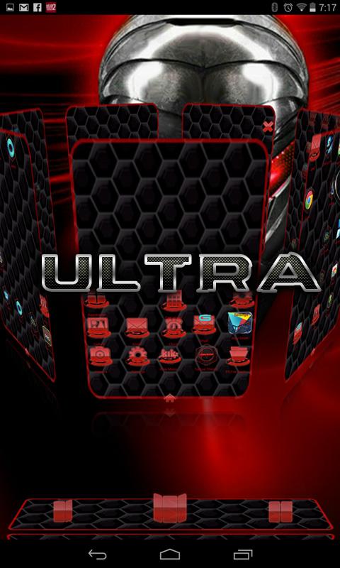 Next Launcher Theme ULTRA 3D Screen 3