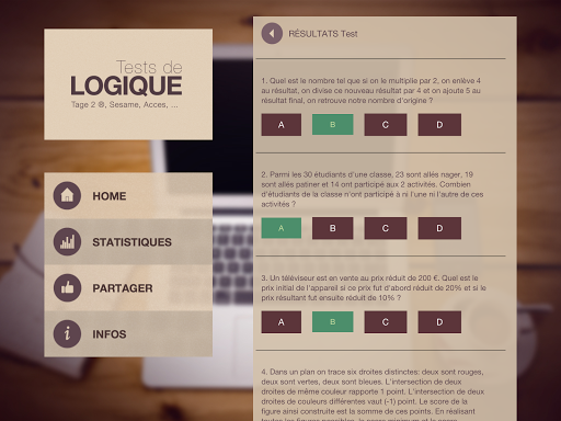 免費下載教育APP|Tests de logique, Tage 2 app開箱文|APP開箱王