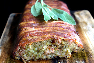 Bacon Wrapped Sausage Stuffing