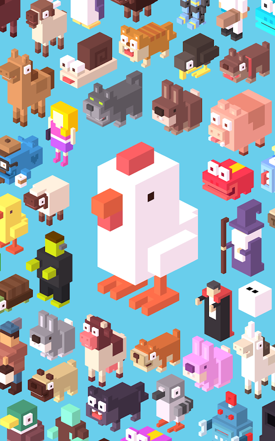 comment avoir les nouveaux perso dans crossy road