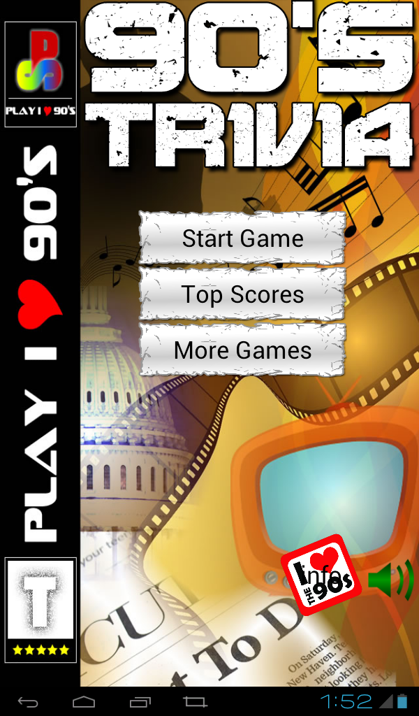 90s Trivia Screen 1