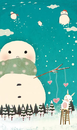 Love of Snowman LiveWallpaper