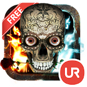 UR 3D Live Fire Skull Theme  Icon