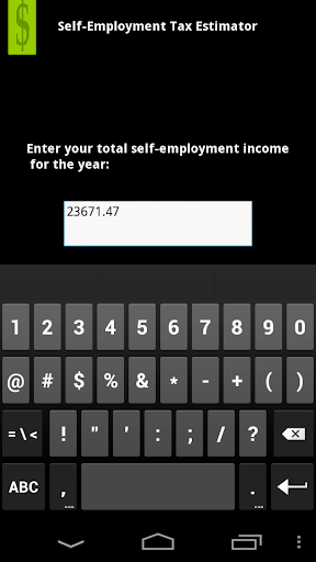 【免費財經App】Self-Employment Tax Estimator-APP點子