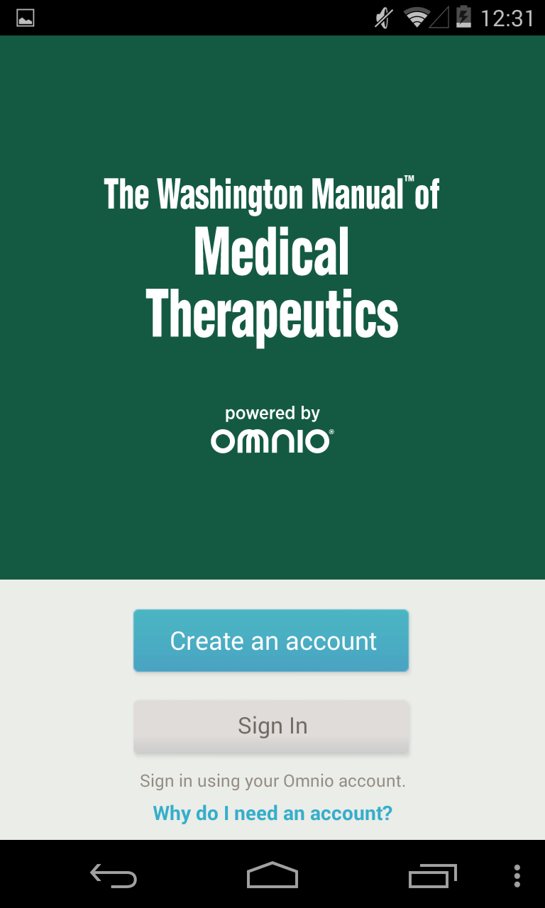 Washington Therapeutic Manual Screen 1