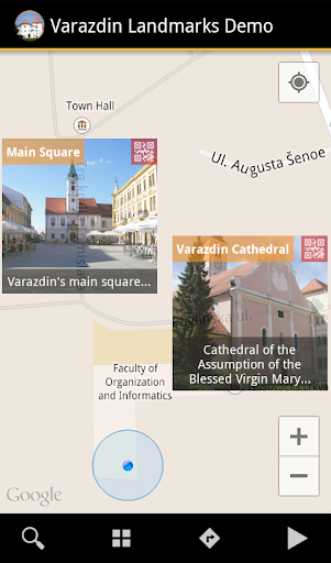 Varazdin Landmarks Demo