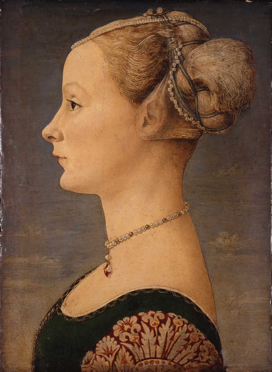Portrait Of Young Woman Piero Del Pollaiolo Google Arts Culture