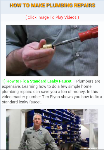 How to Make Plumbing Repairs