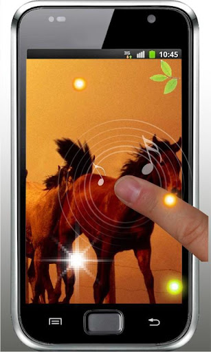 【免費個人化App】Horses Sunset live wallpaper-APP點子