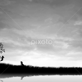 Waiting by Bocah Bocor - Illustration Places