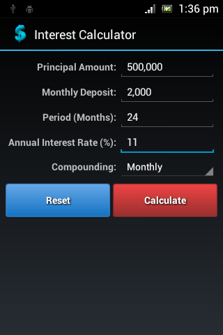 Best Interest Calculator