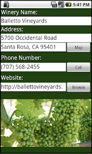 Sonoma County Winery Finder Screenshots 3