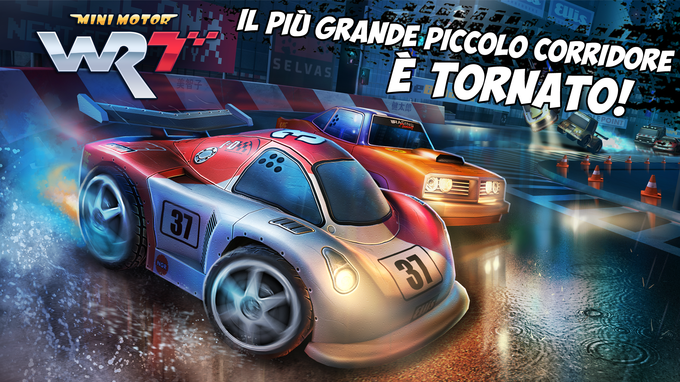 Android application Mini Motor Racing WRT screenshort