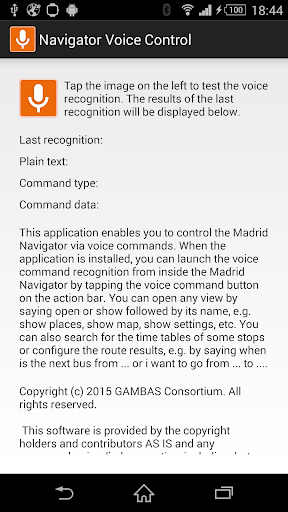 Navigator Voice Control