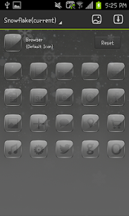 Snowflake go launcher theme Screenshots 4