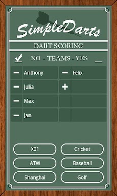 Simple Darts - Dart Scoringのおすすめ画像1
