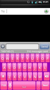 Download Pink & Purple Keyboard Skin APK