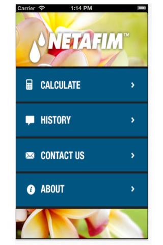 Netafim Landscape Calculator