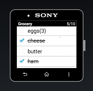 Shopping List for SmartWatch 2(圖2)-速報App