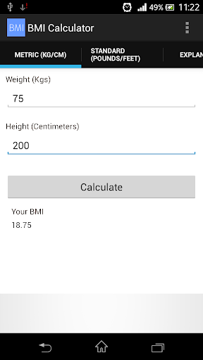 BMI Calculator