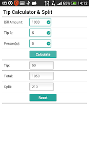 Tip Calculator Free Screenshots 3