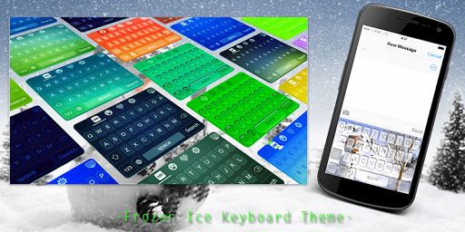 Frozen Ice Keyboard Theme