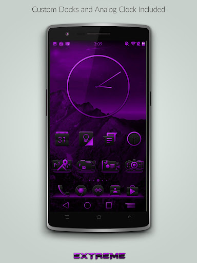 JB Extreme Launch Theme Purple