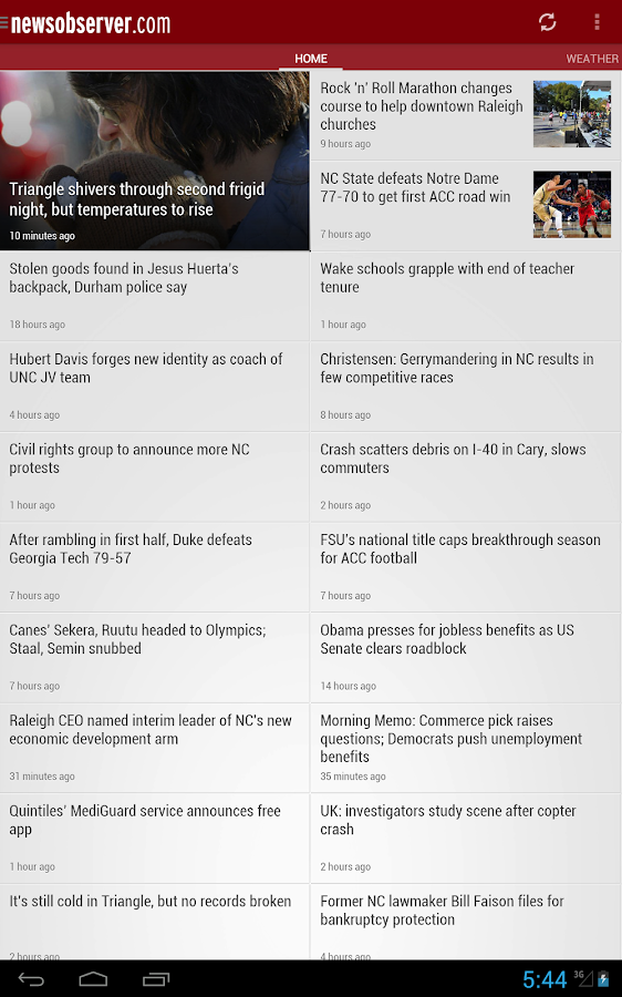 News & Observer (N&O) Mobile Android Apps on Google Play