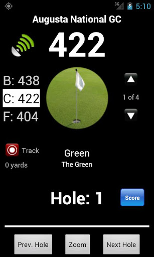 PC u7528 Skydroid - Golf GPS Scorecard 1