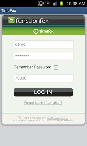 TimeFox Android App