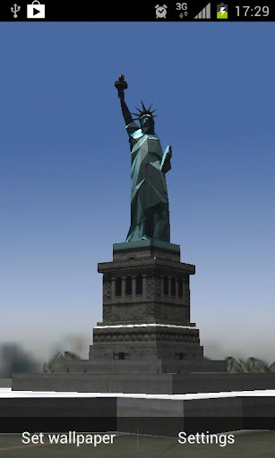 【免費個人化App】Statue of Liberty 3D LWP-APP點子