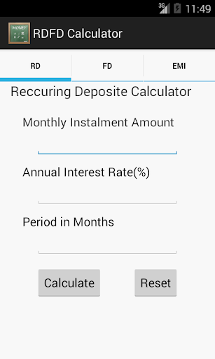 RDFD Calculator