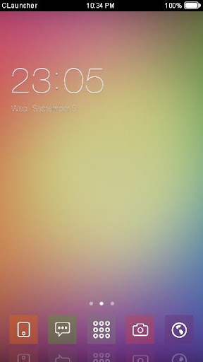 COLOR BOKEH C LAUNCHER THEME