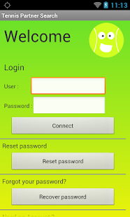 Free Tennis Partner Search APK for Android