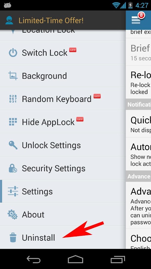 AppLock - screenshot