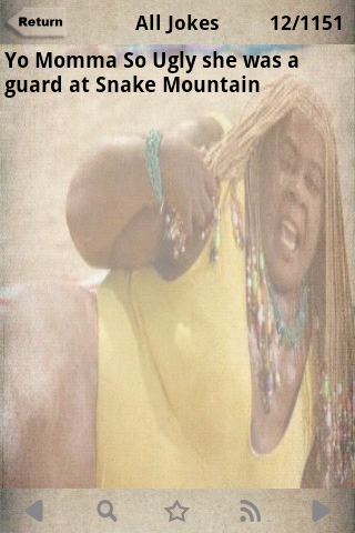 Android application YoMomma Jokes 1000+ screenshort