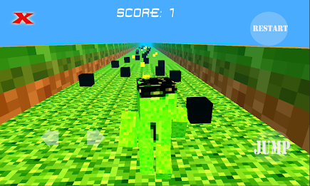 Pixel Running 3D poster 4