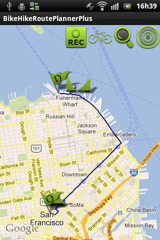 Bike Route Planner (Tracker)+ - screenshot