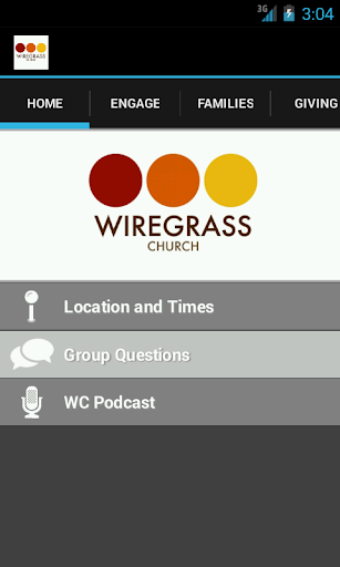 Wiregrass Church App