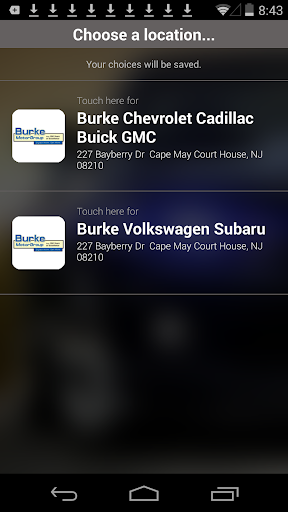 Burke Motor Group DealerApp