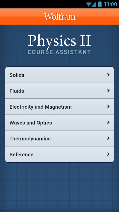 Physics II Course Assistant Android Apps on Google Play