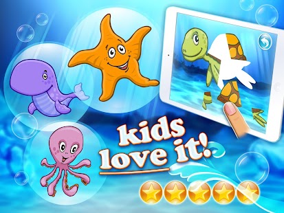 Fish puzzle HD for toddlers Screenshots 1