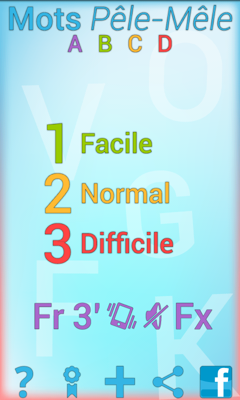Android application Word Jumble Game Free screenshort